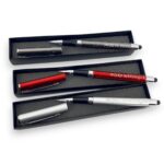 Yılbaşı Hediyesi Özel Set 3 Adet Kutulu İsme Özel Touch Pen Tükenmez Kalem İsme Özel Kutusunda