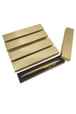 Öğretmenler Günü Özel Hediyesi 5'li İsme Özel Gold Kalem Gold Özel Kutusunda(Mavi Mürekkep) - Görsel 5