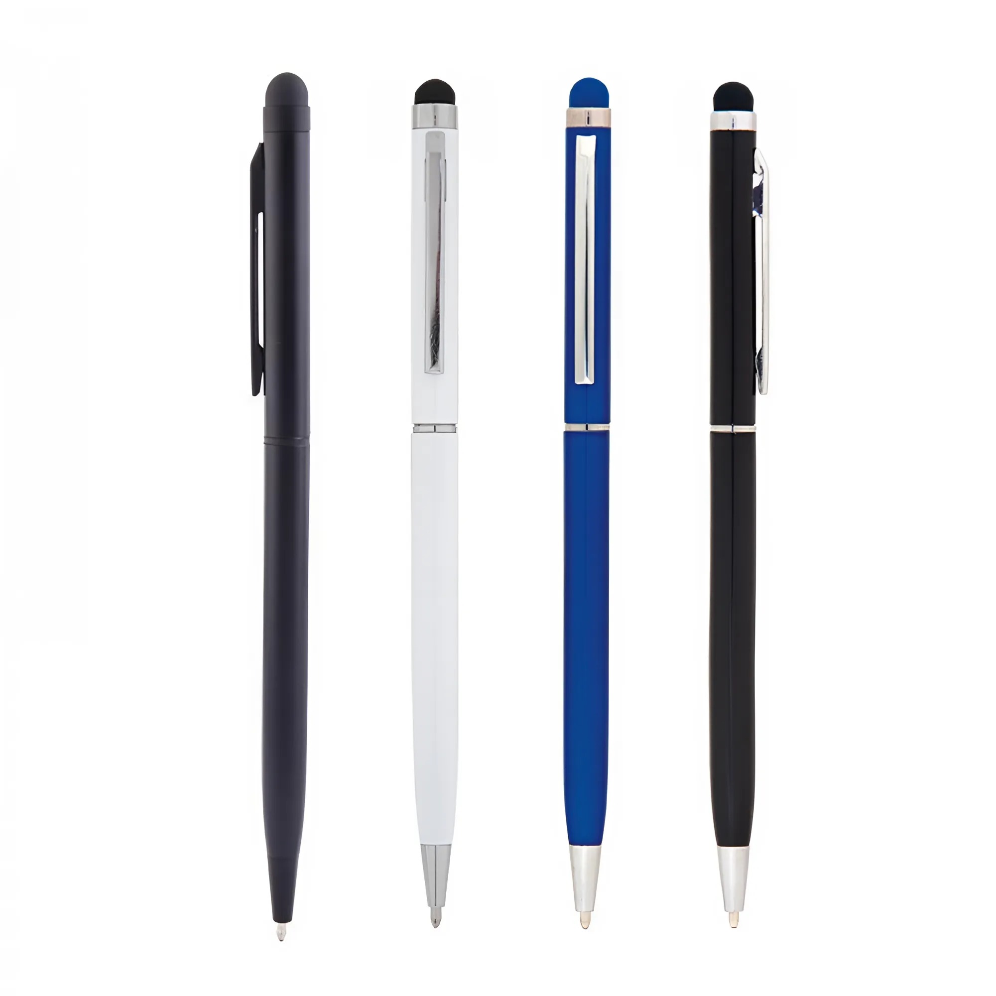 Betterimage.ai_1736749332593 412 - Metal Tükenmez Touchpen Kalem - Beyaz - Görsel 1